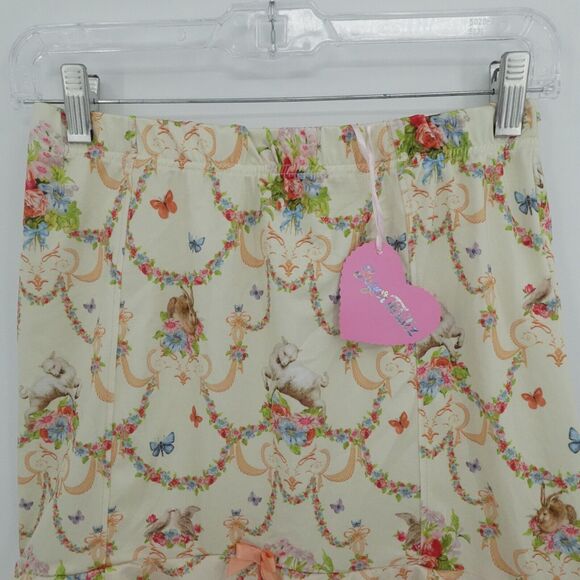 Sugar Thrillz Lush Opulence Corset Skirt Set Sz L Spring Chappell Roan - Picture 11 of 16